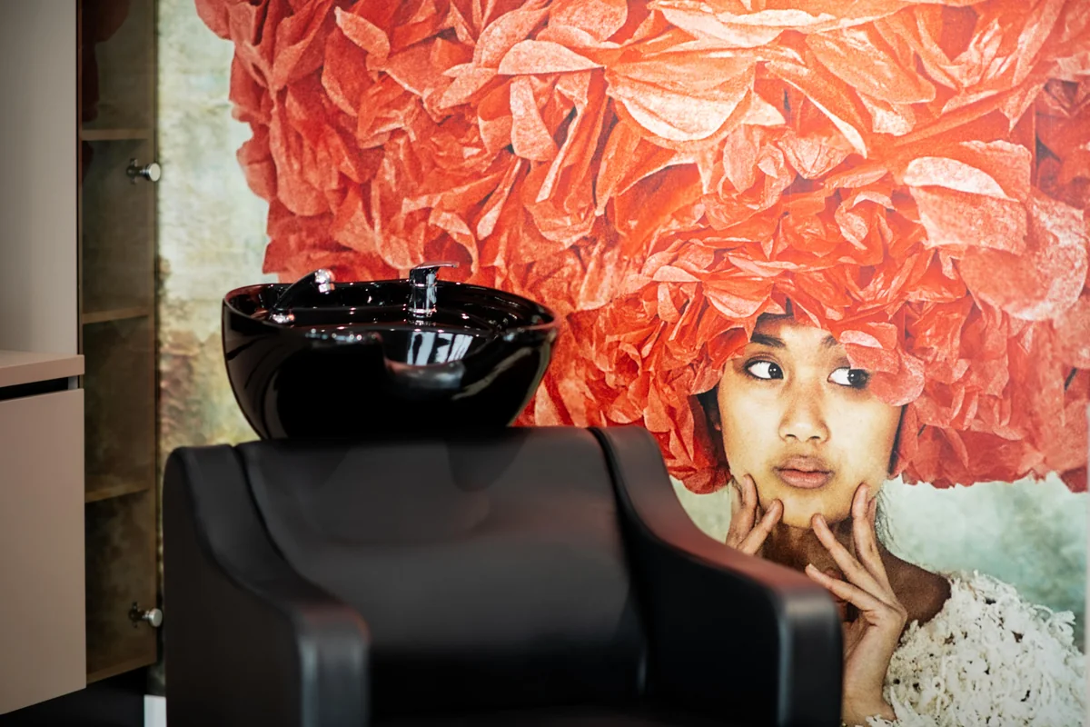 Beauty by AA — wash station and the Bad Hair Day wallpaper
