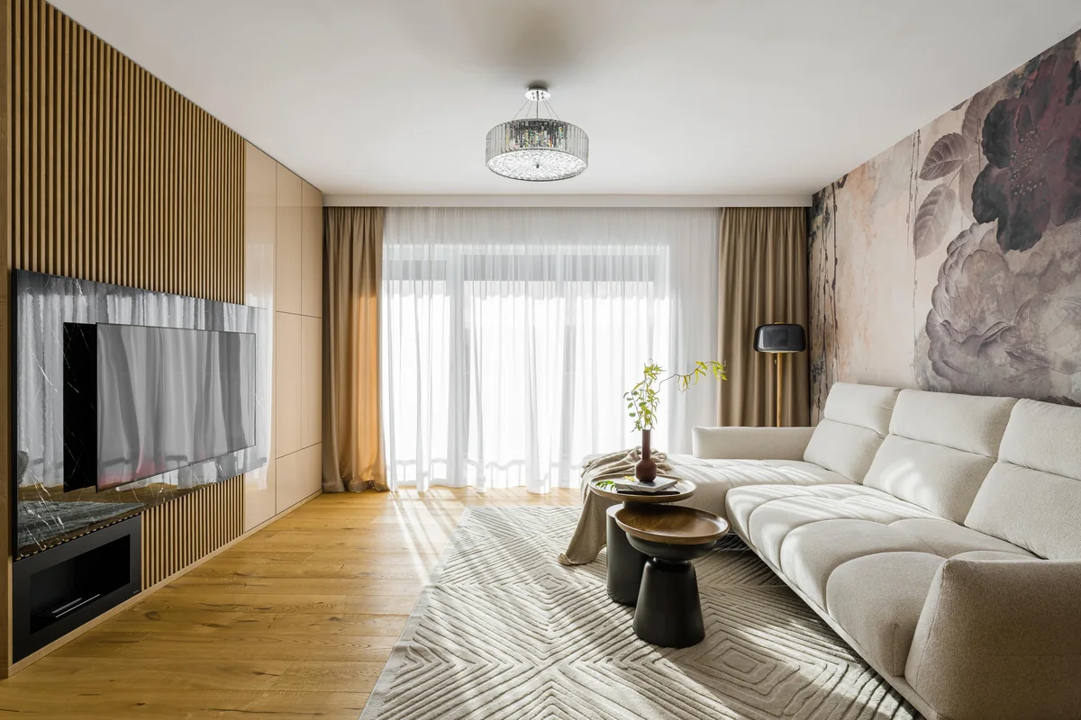 Glam Autumn — Living room overview
